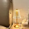 Decorative Objects Figurines Bar Touch Table Lamp Rechargeable Wireless Desk Portable Bedroom Night Light LED Decor Lights for Coffee el Restaurant 230901