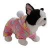 Vêtements pour chiens Vêtements pour animaux de compagnie Flanelle Costume de chien Chien Manteaux par temps froid Vêtements de chat Doux Flanelle Doggie Combinaison Vêtements Pet Pyjamas à quatre pattes 230901