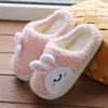 Pantofole Pantofole Per La Casa Bambini Ragazzi Ragazze Autunno Inverno Peloso Carino Infradito Coniglio Pavimento in legno per interni Caldo cotone Sh 230901