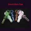 Mini Colorful 12cm Glass Spoon Smoking Pipes Thick heady Newest Gourd Hand Made tobacco dry herb pipe