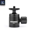 三脚ヘッドInnorel B19 Mini Tripod Ball Head for Mobile Phoneスマートフォンアルミニウム合金セルフィースティック軽量カメラ19mmボール230904