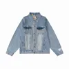 2023 Designer Mens Denim Jacket Femme Mode Denims Manteau Classic Wash Strass Vêtements d'extérieur Automne Hiver Protection solaire Manteau Tops GA03