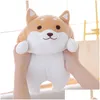 1pc belle graisse Shiba Inu Cugg jouets en peluche peluche douce Kawaii animal dessin animé oreiller poupées cadeau pour enfants bébé enfants C0924 Drop Deliv Dhziq