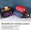 Portable Speakers TG333 30W power wireless bluetooth speaker dual speaker card outdoor subwoofer RGB colorful lights with FM radio caixa de som Q230904