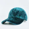 Boll Caps Mode Fluwelen Vrouwen Hoed Baseball Snapback Winter Persoonlijkheid Effen Kleur Casual Vrouwelijke