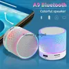 Haut-parleurs portables Haut-parleur Bluetooth Mini haut-parleur sans fil Crack LED Carte TF USB Subwoofer Portable MP3 Son Haut-parleur sans fil pour téléphone portable HKD230904