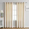 Curtain Crushed Velvet Curtains For Living Room Bedroom Grommet Top Blackout Luxury Window Drapes High Shading Panels Decoration
