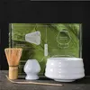 Tea Cups 4pcs Japanese Matcha Set Safe Bamboo Whisk Teaspoon Sets Indoor Beverage Shop Teamaking Tools Accessories 230901