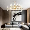 Pendant Lamps Post Modern Simple Living Room Nordic Grand Villa El Dining Bedroom Study Light Luxury Chandelier