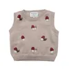 Plover enfants pulls hiver automne champignon enfant en bas âge fille garçon manteau rétro marque bébé enfant tricoté cardigan d'extérieur 221102 livraison directe Dhdzj