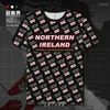 Heren T-shirts Noord-Ierland Ierse NIR NI Sneldrogend shirt voor heren T-shirt Sportieve kleding met korte mouwen Zomer