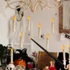 Altri articoli per feste per eventi 12/24/36 pezzi Candela galleggiante senza fiamma con bacchetta magica Decorazione candela tremolante a distanza per Natale Matrimonio Halloween Festa di compleanno 230904