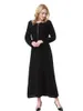 Этническая одежда, Абая для женщин, Дубай, Турция, длинное платье, мусульманское арабское женское шифоновое платье на молнии на шнуровке, арабский халат