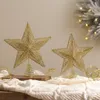 Juldekorationer Julstjärna Winter Party Decor Christmas Star Ornament Xmas Tree Decoration for Home Navidad Noel 25/30CM 230904