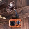 Portabla högtalare Bluetooth -högtalare Retro Wood Portable Box Wireless Mini Speaker Outdoor For Sound System TF FM Radio Music Mp3 Subwoofer HKD230905