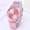 Fabriek Direct SHSHD Merk Genève cwp Herenhorloge Kleurrijke Keuze Gift Dubbellaags Quartz Dameshorloges Plastic Mesh Riem Polsw225O