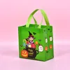 Faux Floral Greenery 4 Buah Tas Tote Halloween Belanja Tanpa Jahitan Biskuit Camilan Lipat Labu Penyihir Trik atau Permen Perlengkapan Pesta 230904