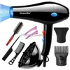 Sèche-cheveux électrique 110 V ou 220 V avec prise US EU 1800 W sèche-cheveux à vent chaud et froid outils de coiffure pour salons et usage domestique HKD230903