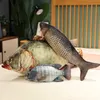 Doldurulmuş Peluş Hayvanlar 30cm Simülasyon Balık Peluş Oyuncaklar Doldurulmuş Yumuşak Hayvan Gümüş Sazan Çipciliği Evcil Köpek Yaratıcı Oyuncaklar Çocuklar Hediye
