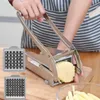 Herramientas de frutas y verduras Cortador de patatas Picador multifunción con 2 cuchillas de acero inoxidable para utensilios de cocina de tomate 230901