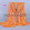 Anhänger Schals Neue Ankunft 160*50CM Frauen Chiffon Seidenschals Frühling Polyester Schals Drucken Blumen Pfau Sommer Schals und Hijab Großhandel x0904