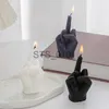Diğer sağlık güzelliği öğeleri 1pcs yeni orta parmak şeklindeki model kokulu mumlar komik ilginç küçük hediyeler ev odası dekor süsleri doğum günü hediyeleri mum x0904