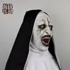 Party Masks Nun mask headgear conjuring 2 halloween dance performance horror luminous cos scene props 230901