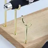 Jewelry Pouches 4X Wooden Display Stand Ring Holder T-Bar Bracelets Anklets Packaging Tool 1