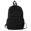 Backpack markası yüksek kaliteli pamuk sırt çantaları unisex katı tuval eğlence veya seyahat çantaları 2023 kızlar için moda okulu