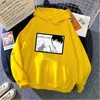 Felpe con cappuccio da donna Tobio Kageyama Graphic Women Haikyuu Anime Casual Harjuku Felpa pullover unisex Felpa con cappuccio femminile