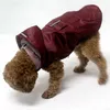 Hundkläder Dog Raincoat Waterproof Hoodie et Rain Poncho Pet Rainwear Clothes With Reflective Stripe For ALLA STORLES Big Puppies X0904