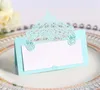 Other Event Party Supplies 2550100pcs s Table Card 3D Lace Laser Hollowed Out Handwritten card Wedding Anniversary Commemorative Decoration 230901