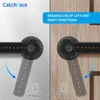 Serrature per porte Serratura biometrica per impronte digitali Bluetooth con chiavi TTlock APP Serratura digitale intelligente Serratura con maniglia elettronica Wifi Alexa / Google Home HKD230903