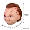 Maschere per feste Gioco per bambini orribili 2 La maschera in lattice Evil Chucky 230904