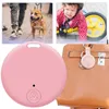 Diğer Köpek Malzemeleri Mini Köpek GPS Bluetooth 5.0 Tracker Anti-Lost Cihaz Yuvarlak Anti-Lost Cihaz Pet Kids Çanta Cüzdan İzleme Akıllı Bulucu Bulucu 230901
