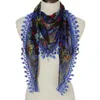 Pendant Scarves Women Fashion Triangle Wrap Lady Shawl Colorful Lace Scarf Female Tassel Shawls Scarves Spring Summer Photo Props Accessories x0904