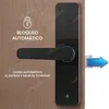 Fechaduras de portas Tuya WiFi Fechadura eletrônica inteligente desbloqueio múltiplo biométrico de impressão digital segurança cartão inteligente senha desbloqueio de chave de aplicativo HKD230903