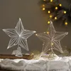 Juldekorationer Julstjärna Winter Party Decor Christmas Star Ornament Xmas Tree Decoration for Home Navidad Noel 25/30CM 230904