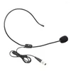Microfoons Minimicrofoon Professionele draadloze headset met 1 m kabel voor op de taille gemonteerde zender