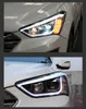 Luces delanteras LED para Hyundai Santafe ix45 2013-20 15 luces LED de giro dinámicas luces delanteras