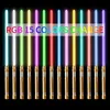 LED Light Sticks REikirc Upgraded Version Gravity Sensing Light Saber 2 In 1 15-color Metal Laser Sword Rechargeable Toy Party Glow Swords 230901