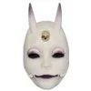 Máscaras de fiesta Máscara de resina Prajna japonesa Oni Devil Fiestas de Halloween Festivales Suministros Cosplay Coleccionable 230901