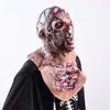 Party Masks Realistic Latex Mask Scary Skull Full Head Halloween Horror Cosplay Zombie Face 230904