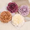 Dekorative Blumen Blütenköpfe 8 cm Dekoration Scrapbooking Box für Hochzeit Seide 20 Stück Pfingstrose Künstliches Handwerk Geschenk Kranz Fake
