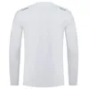 Inne wyroby sportowe Koszulka sportowa Mężczyźni Modna Modna Siłownia Trening Kompresyjny Sucha Szybkie długie rękawy Odbij ciepła flanelowa szyja koszulki kulturystyczne 230904