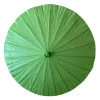 Effen kleur danspapier paraplu schilderij Chinees papier parasol bruiloft decoratie gunsten klassieke paraplu's 60cm