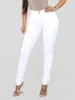 Women's Jeans LW Skinny Mid Waist High Stretchy Women Pants Casual Soft Denim Plus Size Trouses