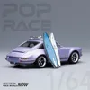 Diecast Model Pop Race 1 64 Şarkıcı 964 Altın / Mor Diecast Model Araba Koleksiyonu Sınırlı Sürüm Hobi Oyuncak Araba 230901