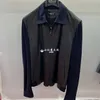 Kiton Chaquetas de cuero para hombre Abrigo casual negro de cuero suave