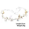 Hair Clips Bridal Crown Flower Ornaments Leaf Hairwear Wedding Accessories For Women Girl Headpiece Headdress Decoration